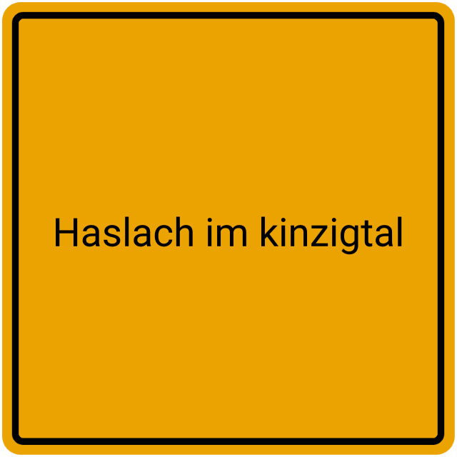 Meldebestätigung Haslach im Kinzigtal